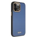 كفر ايفون 14 برو ماكس نسائي تومي أزرق Tumi Women Smooth Leather Hard Case