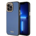 كفر ايفون 14 برو ماكس نسائي تومي أزرق Tumi Women Smooth Leather Hard Case