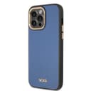 كفر ايفون 14 برو ماكس نسائي تومي أزرق Tumi Women Smooth Leather Hard Case