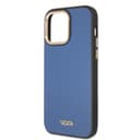 كفر ايفون 14 برو ماكس نسائي تومي أزرق Tumi Women Smooth Leather Hard Case