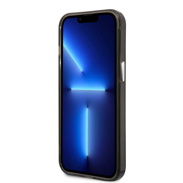 كفر ايفون 14 برو ماكس ماج سيف تومي شفاف أسود Tumi Transparent Magsafe Case