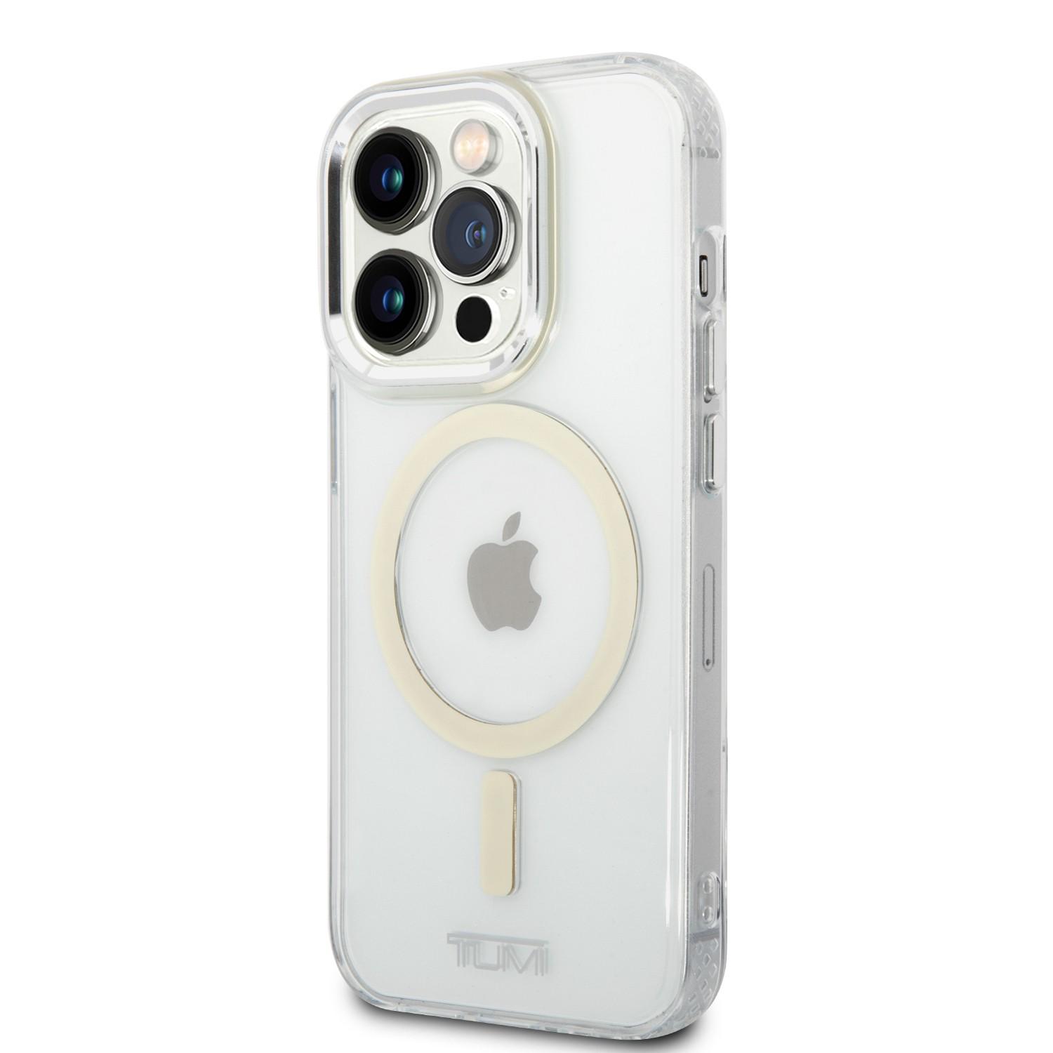 Tumi Transparent Magsafe Case For iPhone 14 Pro Max - White [ TUHMP14XUTT ]