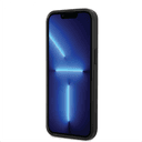 كفر جوال ايفون 14 برو جلدي لون أبيض مع لوغو حصان من يو اس بولو USPA PU Leather Case With Embossed Double Line & Horse Logo For iPhone 14 Pro