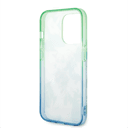 كفر جوال ايفون 14 برو سيليكون لون أخضر من يو اس بولو USPA PC TPU IML Case With Dye Palm Design & Horse Logo For iPhone 14 Pro