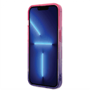 كفر جوال ايفون 14 برو ماكس سيليكون لون بنفسجي من يو اس بولو USPA PC TPU IML Case With Dye Palm Design & Horse Logo For iPhone 14 Pro Max