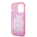 كفر جوال ايفون 14 برو ماكس سيليكون لون وردي من يو اس بولو USPA PC TPU Tranparent Case With Graffiti Logo For iPhone 14 Pro Max - 283565