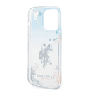 U.S.Polo Assn. USPA PC/TPU Case Florida Design For iPhone 14 Pro Max - Blue/Orange [ USHCP14XUROB ]