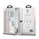 U.S.Polo Assn. USPA PC/TPU Case Florida Design For iPhone 14 Pro Max - Blue/Orange [ USHCP14XUROB ]