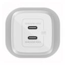 Belkin BOOST CHARGE PRO Dual USB-C GaN Wall Charger with PPS 45W - White [ WCH011myWH ] - SW1hZ2U6MTM2NDMxOA==