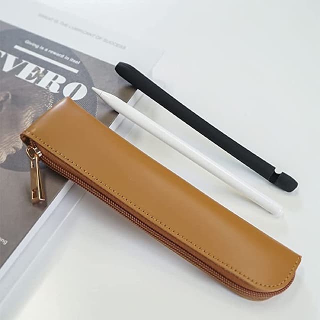 Ahastyle PU Leather Storage Bag For Apple Pencil 1&2 - Brown [ WG11-BR ] - 273314