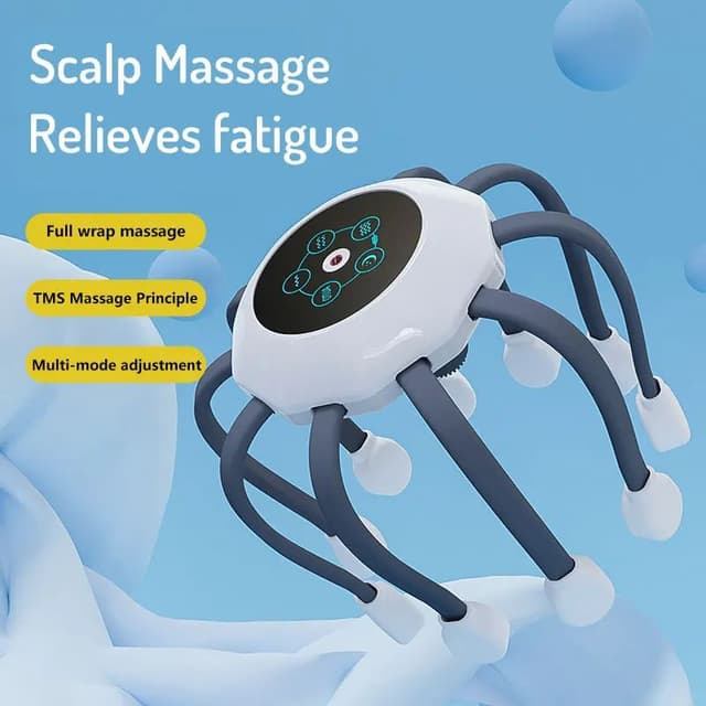 جهاز مساج الرأس الكهربائي قابل لاعادة الشحن Rechargeable Head Scalp Massager