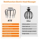جهاز مساج الرأس الكهربائي قابل لاعادة الشحن Rechargeable Head Scalp Massager