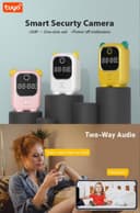 كاميرا مراقبة الاطفال عن طريق الجوال 1080 بكسل تويا Tuya Intelligent Mini Wireless HD Wifi Camera
