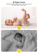 كاميرا مراقبة الاطفال عن طريق الجوال 1080 بكسل تويا Tuya Intelligent Mini Wireless HD Wifi Camera