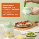 Portable Electric Cordless Multi-function Small Food Chopper