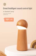 اضاءة ليد ذكية مع تحكم بالصوت واللمس Led Voice Smart Touch Sensor Control Wireless Lamp