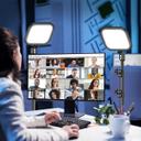 اضاءة تصوير مع ستاند ترايبود أبيكسيل قطعتين Apexel FL19 2Pcs Portable Led Light Kit with Tripod Stand and Color Filters