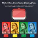 اضاءة تصوير مع ستاند ترايبود أبيكسيل قطعتين Apexel FL19 2Pcs Portable Led Light Kit with Tripod Stand and Color Filters