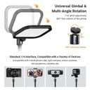 اضاءة تصوير مع ستاند ترايبود أبيكسيل قطعتين Apexel FL19 2Pcs Portable Led Light Kit with Tripod Stand and Color Filters