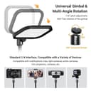 اضاءة تصوير مع ستاند ترايبود أبيكسيل قطعتين Apexel FL19 2Pcs Portable Led Light Kit with Tripod Stand and Color Filters