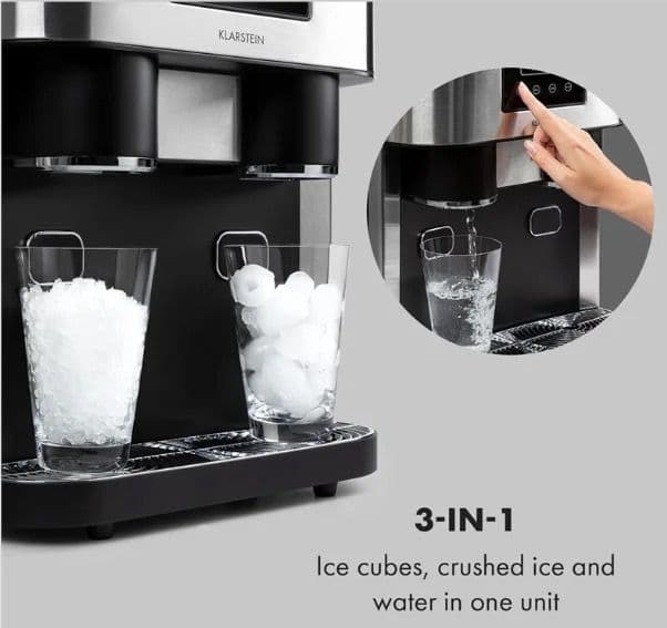 صانعة الثلج المجروش والمكعبات 1.8 لتر Multifunctional Ice Maker And Water Dispenser