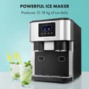 صانعة الثلج المجروش والمكعبات 1.8 لتر Multifunctional Ice Maker And Water Dispenser