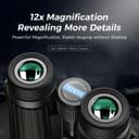 دربيل منظار أبيكسيل X12 مع حامل هاتف Apexel BR001 High-Powered Birdwatching Binoculars