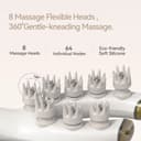 مبرد اظافر كهربائي وملمع 6 أقراص قابل للشحن Rechargeable 6 Tablets Electric Nail Files and Buffer Set