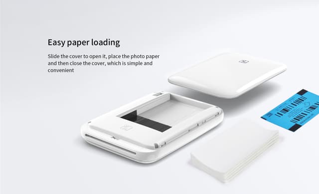 طابعة جوال صغيرة لاسلكية محمولة اتش بي ار تي Hprt Mini Photo Printer MT-53