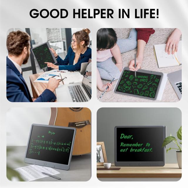 لوح كتابة للأطفال جرين 15 بوصة مع قلم Green Lion LCD Digital Writing Pad