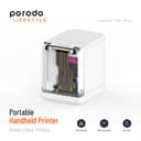 طابعة جوال صغيرة محمولة بالألوان بورودو Porodo Portable Handheld Printer Instant Colour Printing - 723792