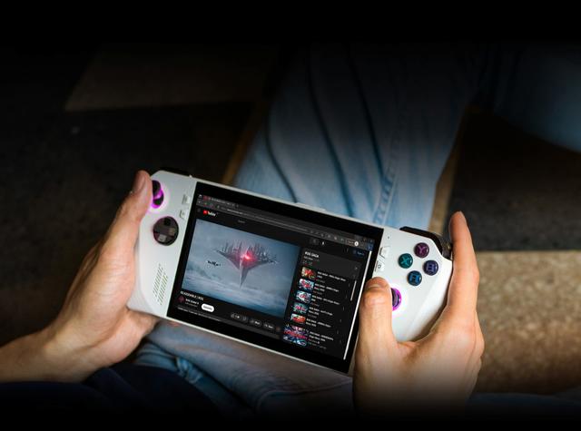جهاز العاب محمول وحدة تحكم بنظام ويندوز اسوس روج آلي 7 بوصة 120 هرتز Asus ROG Ally Gaming Handheld