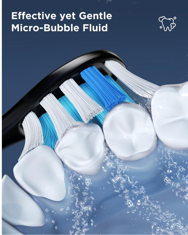 فرشاة اسنان كهربائية مقاومة للماء فيري ويل 8 رؤوس Fairywill P11 Ultrasonic Electric Toothbrush - SW1hZ2U6MTM1OTI2Nw==