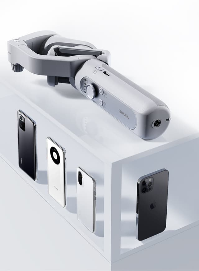 حامل جوال للتصوير هوهم اي ستيدي اكس اي مع ترايبود Hohem iSteady XE Kit Gimbal Stabilizer For Smartphone