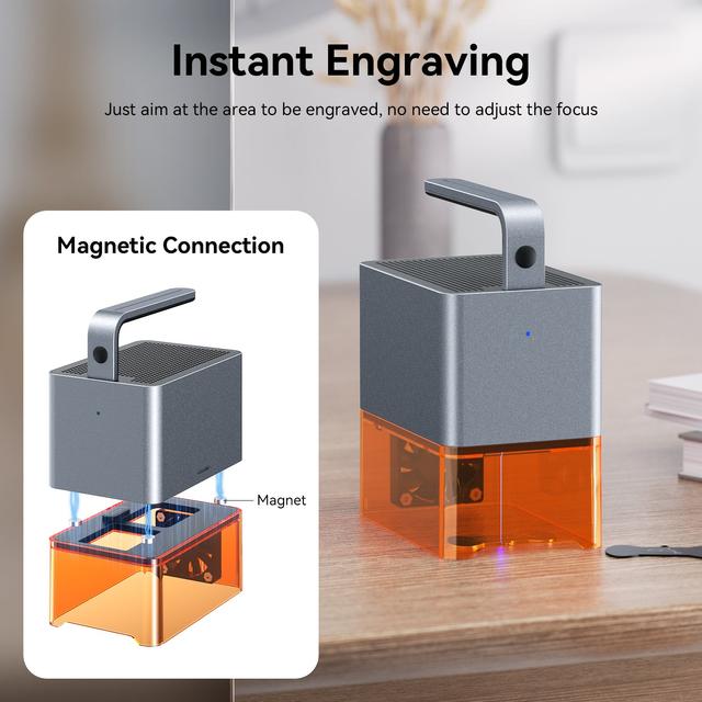 آلة الحفر والنقش بالليزر محمول وينلوكس زي 4 Wainlux Z4 Portable Laser Engraving Machine