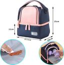 حقيبة طعام لانش بوكس للأطفال كول بيبي 920 مل Coolbaby Kids Lunch Box With 6 Compartments