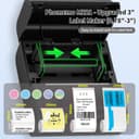 طابعة جوال لاسلكية صغيرة فوميمو 2200 مللي أمبير Phomemo M221 Mini Label Maker