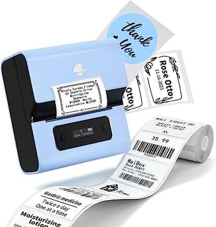 طابعة جوال لاسلكية صغيرة فوميمو 2200 مللي أمبير Phomemo M221 Mini Label Maker