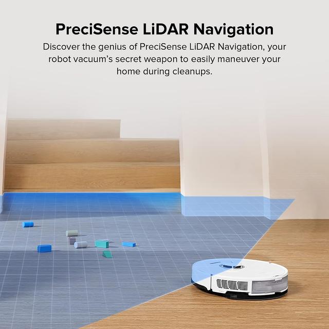 مكنسة روبوت التنظيف روبوروك اس 8 الذكية 6000 باسكال Roborock S8 Robot Vacuum and Mop Cleaner