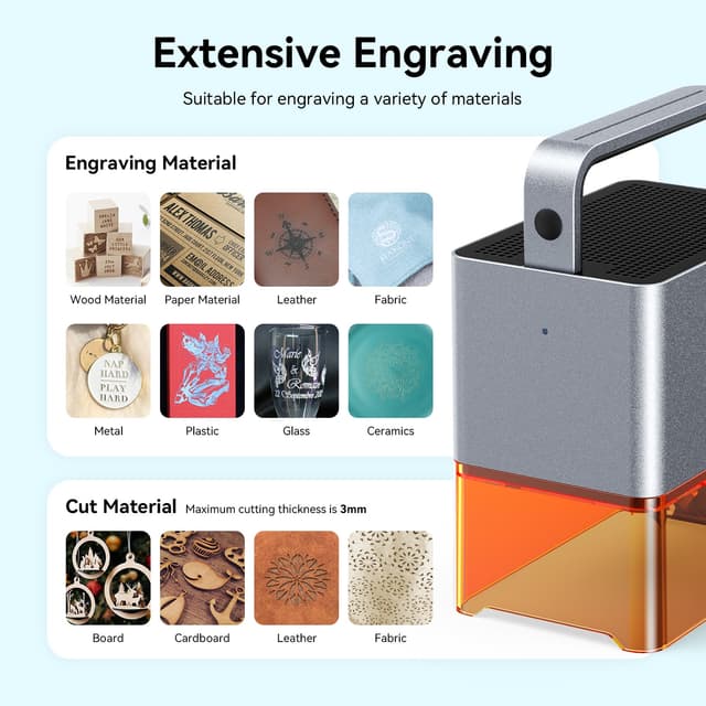 آلة الحفر والنقش بالليزر محمول وينلوكس زي 4 Wainlux Z4 Portable Laser Engraving Machine