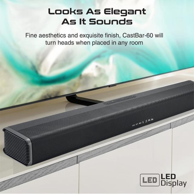 Promate 60W Ultra-Slim SoundBar with Built-in Subwoofer - SW1hZ2U6MTQyNTYyMA==