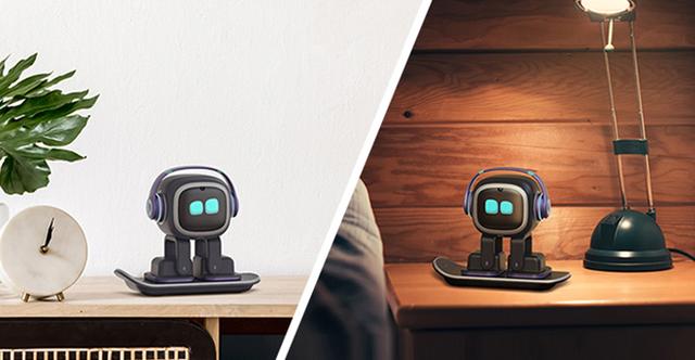 روبوت ذكي ديكور ايمو بالذكاء الاصطناعي Emo AI Desktop Pet Robot with Smart Lighting
