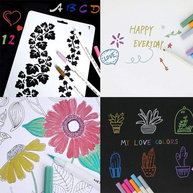 Scrapbook Art Markers, Color Draw Lines Pen, Marker Pen Scrapbook