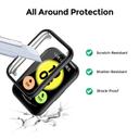 O Ozone [2 Pack] Protective Cover Compatible with Huawei Band 7 Case, TPU Case with Screen Protector, [Anti-Scratch] Drop-Proof Waterproof Silicone Full Screen Bumper Frame (Black/ Clear) - SW1hZ2U6MTQzODg2OQ==