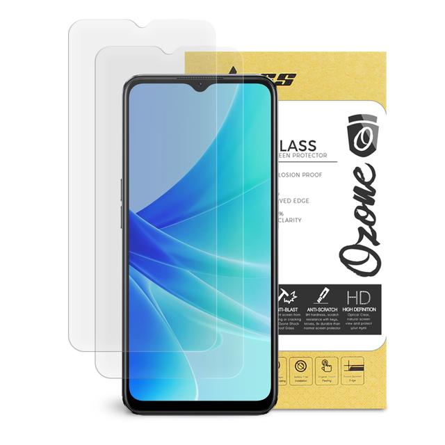 شاشة حماية جوال اوبو A57 زجاجية عدد 2 O Ozone OPPO A57 4G / 5G Screen Protector - SW1hZ2U6MTQzNDg3MQ==