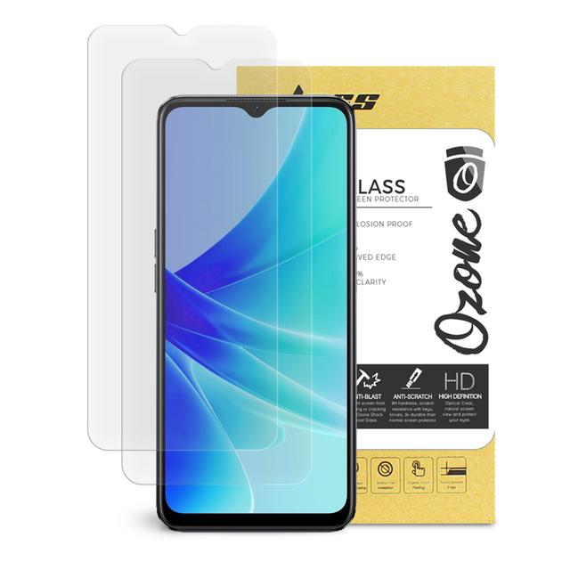 O Ozone [2 Pack] Tempered Glass Compatible With OPPO A77 5G Screen Protector, 9H Hardness HD Full Coverage Scratch Resistant Touch Sensitive Bubble Free Screen Guard - SW1hZ2U6MTQzNDg4MA==