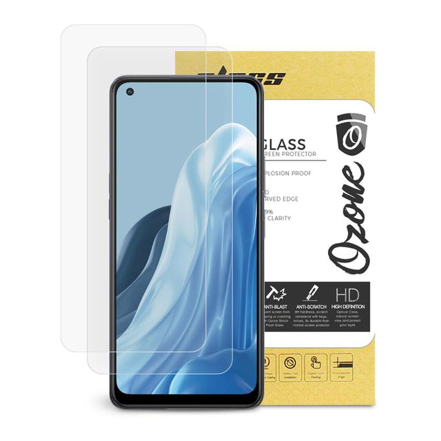 O Ozone [2 Pack] Tempered Glass Compatible With OPPO RENO7 5G Screen Protector, 9H Hardness HD Full Coverage Scratch Resistant Touch Sensitive Bubble Free Screen Guard - SW1hZ2U6MTQzNDg4OQ==