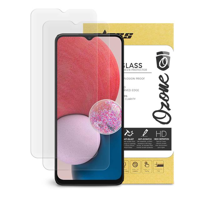 O Ozone [2 Pack] Tempered Glass Compatible With Samsung Galaxy A13 Screen Protector, 9H Hardness HD Full Coverage Scratch Resistant Touch Sensitive Bubble Free Screen Guard - SW1hZ2U6MTQzNTYwNg==
