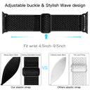 O Ozone 3 Pack Stretchy Nylon Replacement Band For Apple Watch 42mm 44mm 45mm 49mm Adjustable Stretch Braided Sport Elastics Weave Nylon Wristband for iWatch Series Ultra 8 7 6 5 4 3 2 1 SE Women Men - SW1hZ2U6MTQzNzE0OQ==