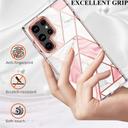 O Ozone Marble Bundle for Samsung Galaxy S23 5G Ultra Case + Galaxy Buds Case, Full-Body Smooth Gloss Finish Marble Shockproof Bumper Stylish Cover for Women Girls (Pink) - SW1hZ2U6MTQzNTI4Nw==